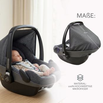 BAMBINIWELT Sonnenverdeck für Maxi-Cosi Pebble, UV50+, STERNE